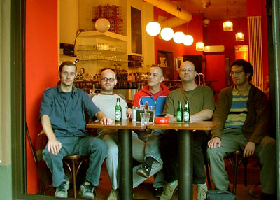 Personen im Bild: florian, tim, stefan, andreas, dima